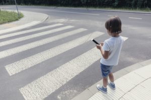 Child Crossing Street
